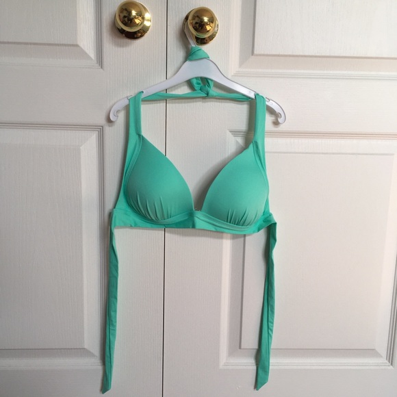 Target Seafoam Halter Swimsuit Top - Picture 3 of 6
